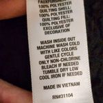 Crown & Ivy Cabana pink black quilted wubby pullover size large Photo 6