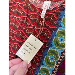 Raga NWT LA Printed Sleeveless Crew Neck Crop Blouse Top Red Women's Size Medium Photo 2