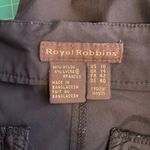 Royal Robbins  Women 10 Black Hiking Pants Quick Dry Button Hem Adjustable Waist Photo 9