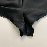 Victoria's Secret Vintage  Nighty Set Cami Tank Shorts Satin Lace Trim Black Y2K Photo 12