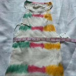 Free People ‎ Women's Sleeveless Easy Breezy Funky Stripe Tank Top White S Photo 4