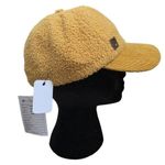 Headsweats Hat Snapback Yellow Fleece Cap Adult OS Adjustable Corduroy Bill NWT Photo 3