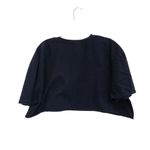 Naruto Shippuden Anime Ramen Graphic Print Cropped Tee Shirt Top Black Size XL Photo 2