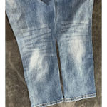 Hot Kiss Cat Capri Distressed Faded Mid-Rise Blue Jeans Women's Size 7 Photo 7