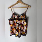 Delicates  Medium Satin‎ Floral Camisole Top Photo 1