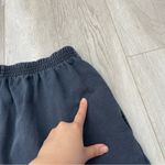 Brandy Melville Shorts sweat 10" inseam womens Navy Blue (one size) baggy lounge Photo 4