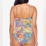 Bleu Rod Beattie Paisley-Print Halterneck 8 One-Piece Swimsuit Photo 2