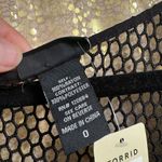 Torrid Black Pink Challis Fishnet Aztec Embroidered Tank Top Size 0/L 12 NWT Photo 4