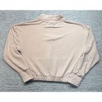 Gym Shark Top Womens Medium Pink Cropped Pippa Pullover 1/4 Zip Active Gym Photo 1