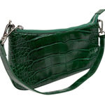 Sinbono Emma Shoulder Bag Green Croc‎ Vegan Leather Purse Photo 0
