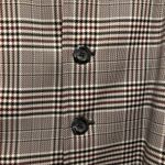 Vintage Plaid Long Trench Coat Size M Photo 2