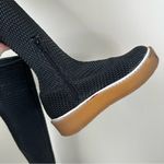 Free People  Thigh High Over The Knee Boots Womens 37/ US 6.5 Black Stretch OTK Photo 8