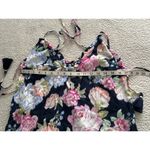 Maaji Midnight Garden Navy Blue Multi-Color Swim Cover Up Mini Dress Size S Photo 7