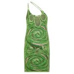 House of Sunny Hot Springs Hockney Mini Dress in Grass, Small, NWT Green Size 4 Photo 1