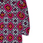 Buckhead Betties Geometric V-Neck 3/4 Sleeve Shift Dress Multicolor Women Small Photo 3