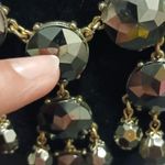 Erica Lyons black mirror bib necklace Silver Photo 3