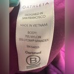 Athleta  Dark Pink Elation 7/8 athletic leggings Photo 3