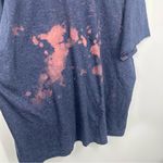 NFL New England Patriots Custom Bleach Splatter Short Sleeve Shirt Size 2XL Blue Photo 4