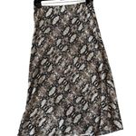 Peyton Jensen Evereve Peyton Jenson Midi Snake Flowy Skirt Women's Size Medium Photo 2