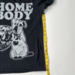 Black Home Body dogs and cat Graphic T Photo 6