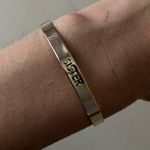 Altar'd State NWT gold altar d’ state *sister* minimal slider bracelet  Photo 3