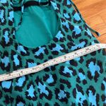 Diane Von Furstenberg DVF x Onia Teal Leopard One- Piece Swimsuit S Photo 9