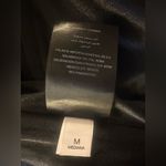 Bebe  Black Satin Zip-Up Top Photo 3