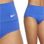 Nike Essential High Waist Swim Bottoms Pacifica Blue sz Medium Photo 1