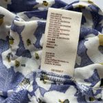 Free People  Love Letter Tunic in Blue Floral Cottagecore Flowy Boho Sz M Photo 13