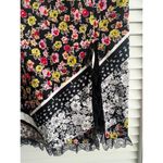 VTG Blumarine Patchwork Floral Lace Midi Skirt IT 40 (US 4) NWT Black Photo 1