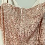 NWT Kate Kasin Sequin Glitter Party Dress One Shoulder Spaghetti Straps Size XL Gold Photo 9