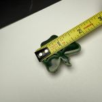 Green Ceramic Three Leaf Clover Shamrock Brooch Pin St Patrick’s Photo 4