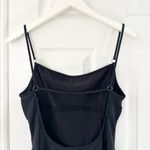 La Blanca  Classic Square Neck Black Bathing Swimsuit Low Back Skinny Strap 14 Photo 4