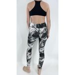 Tek Gear Black and White Galaxy Print Full Length Skinny Leggings Size Small Photo 1