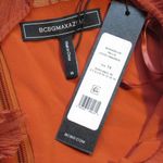 BCBGMAXAZRIA NWT BCBG MaxAzria Marvyn in Cinnamon Stick Tulle Halter Evening Gown Dress 14 Photo 7