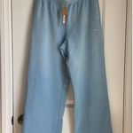 SKIMS French Terry Straight Leg Pant in Blue Bell, Size X-Small Photo 4