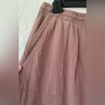 North River Outfitters 100% cotton mauve colored, wide leg, beachy pants; size L Purple Size L Photo 3
