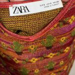 ZARA Blogger Favorite southwestern jacquard cactus flower knit tank Photo 2