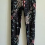 Onzie  Flow Hot Yoga High Rise Legging Alpine Floral Green Pink Size XS Photo 0