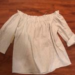 Jessica Simpson ✨HP✨Women’s Striped Off-The-Shoulder Casual Top✨ Photo 1