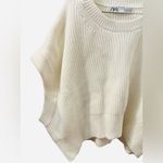ZARA  Women’s Cropped Cable Knitted Sweater Vest Photo 2