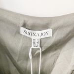 Shona joy NWT LUXE BIAS FRILL WRAP DRESS EUCALYPTUS Photo 4