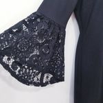 Nanette Lepore NANETTE  Black Bell Sleeves Sheath Dress Photo 1