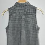 ONIA  Kaylee Button Front Shirt Dress Small Black White Gingham Plaid Mini Casual Photo 10