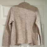 VENARIO Dina Duffle Coat 100% Wool Jacket Size M Beige Equestrian NWOT Knit‌‌ Tan Size M Photo 5