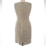 Lafayette 148 New York Knee Length Formal Beige White Cream Dress Size 6 Small S Tan Photo 2