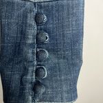 Frankie B. Indigo Denim distressed Jacket size S Blue Photo 2