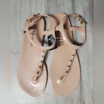 Katy perry nude jelly with pearls, GREAT SHAPE, SZ 10 Tan Photo 2