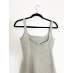 ZARA Green Cream Denim Playsuit Size Small Romper Stretch Workout 6045/206/505 Photo 10