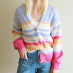 Z Supply  Chasing Sunsets Cardigan Heartbreaker Pink Size Small NWOT Photo 9